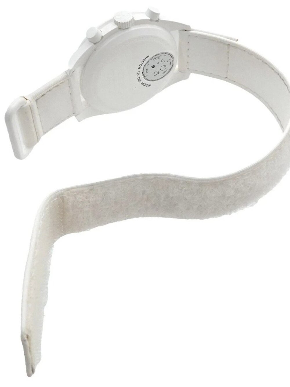 Omega x Swatch Tripartite Collaboration White Snoopy Moon Phase Chronograph Watc - Picture 5 of 8